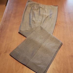 Gray The Limited pants with fun stitching detail down the side
